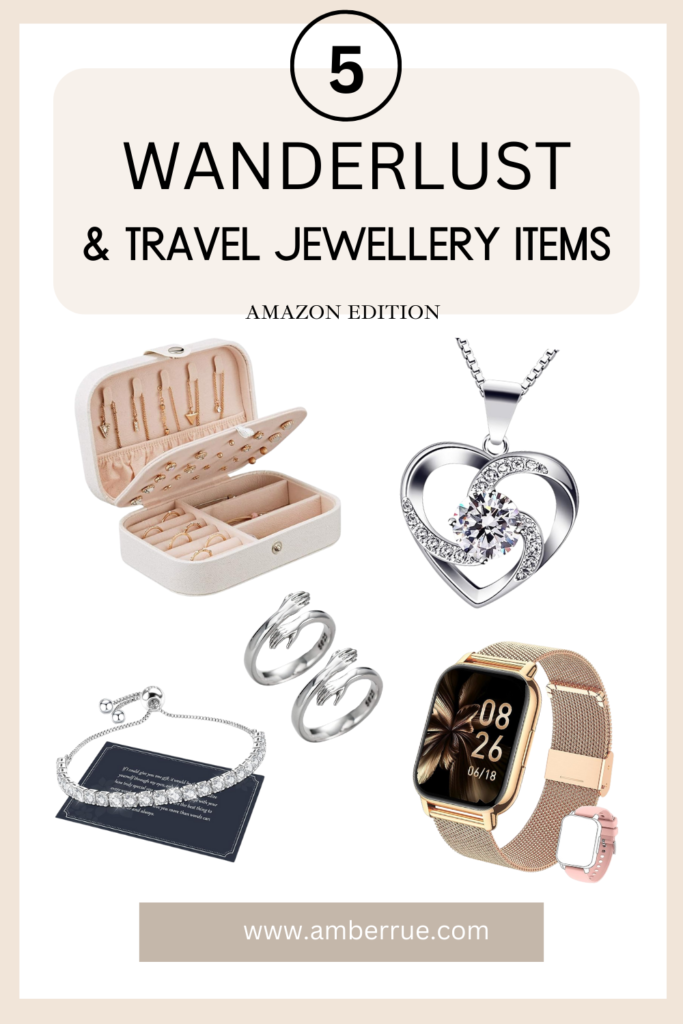 5 WANDERLUST & TRAVEL JEWELLERY ITEMS